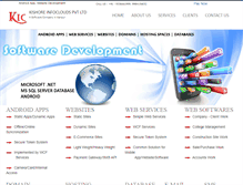 Tablet Screenshot of kishoreinfoclouds.com